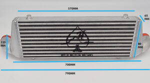 Hyde Motor Works Intercooler dimensions 