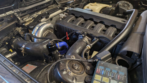 Harbinger P2 Supercharger Kit on BMW E34 Installation